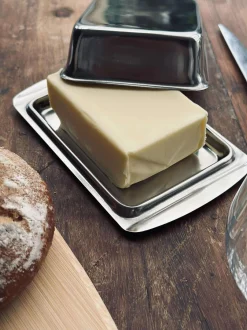 VIAMAJA Smørboks med låg - Rustfrit stål Sale
