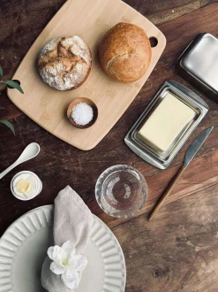 VIAMAJA Smørboks med låg - Rustfrit stål Sale
