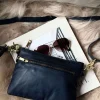 VIAMAJA Smuk læder clutch - LADY Midnight Blue