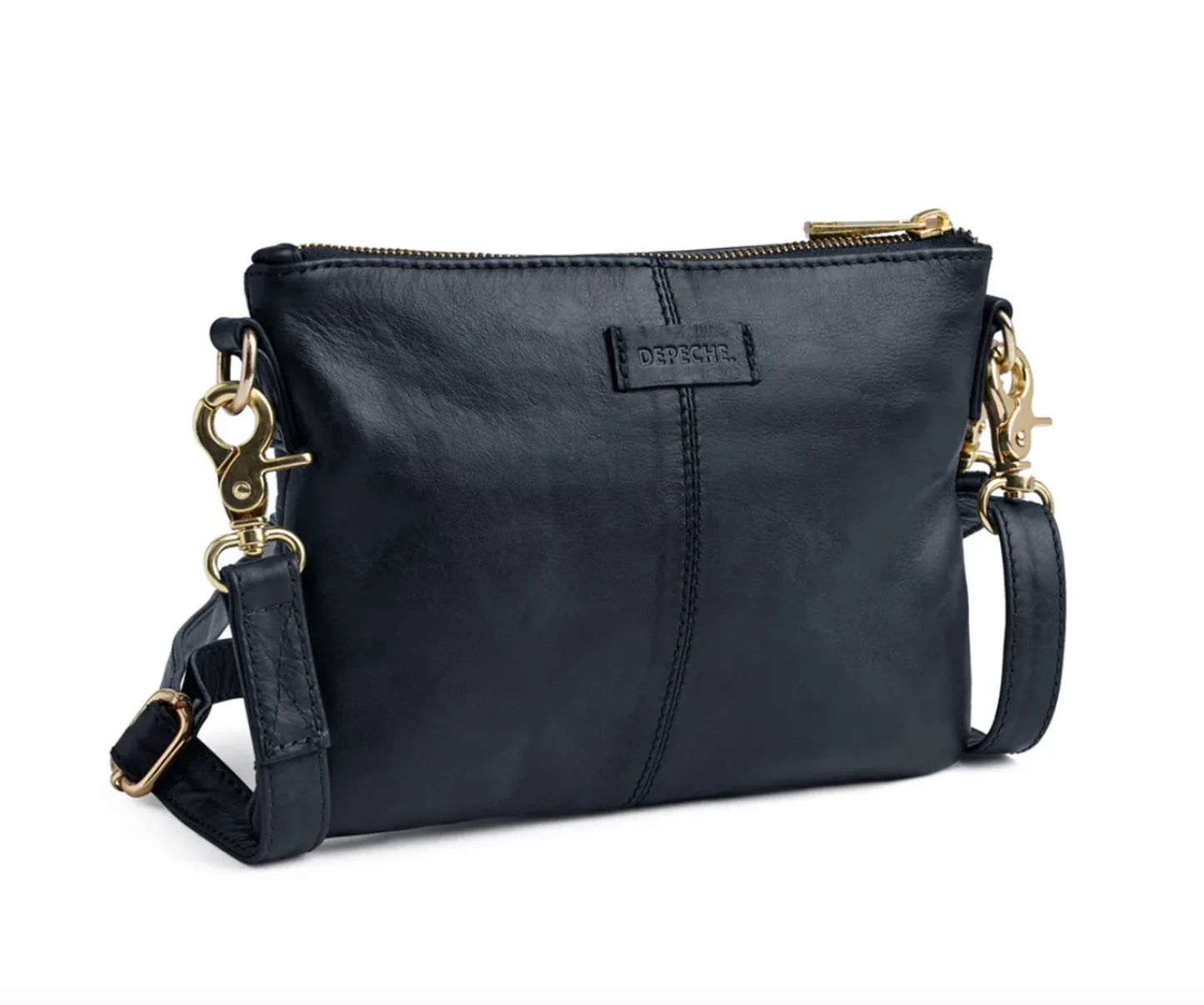VIAMAJA Smuk læder clutch - LADY Midnight Blue