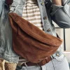 VIAMAJA Smuk ruskindsbumbag - Cognac