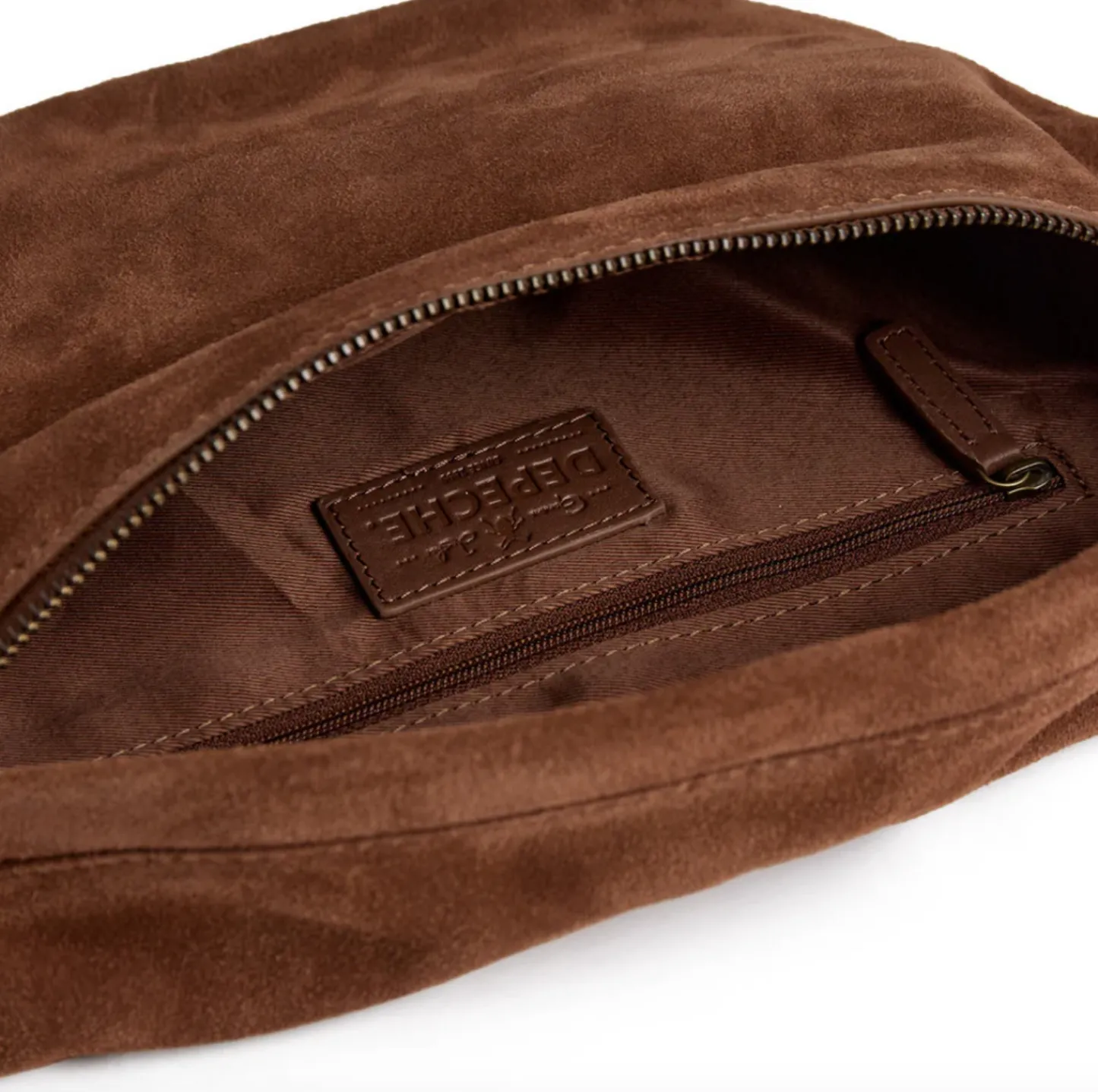 VIAMAJA Smuk ruskindsbumbag - Cognac