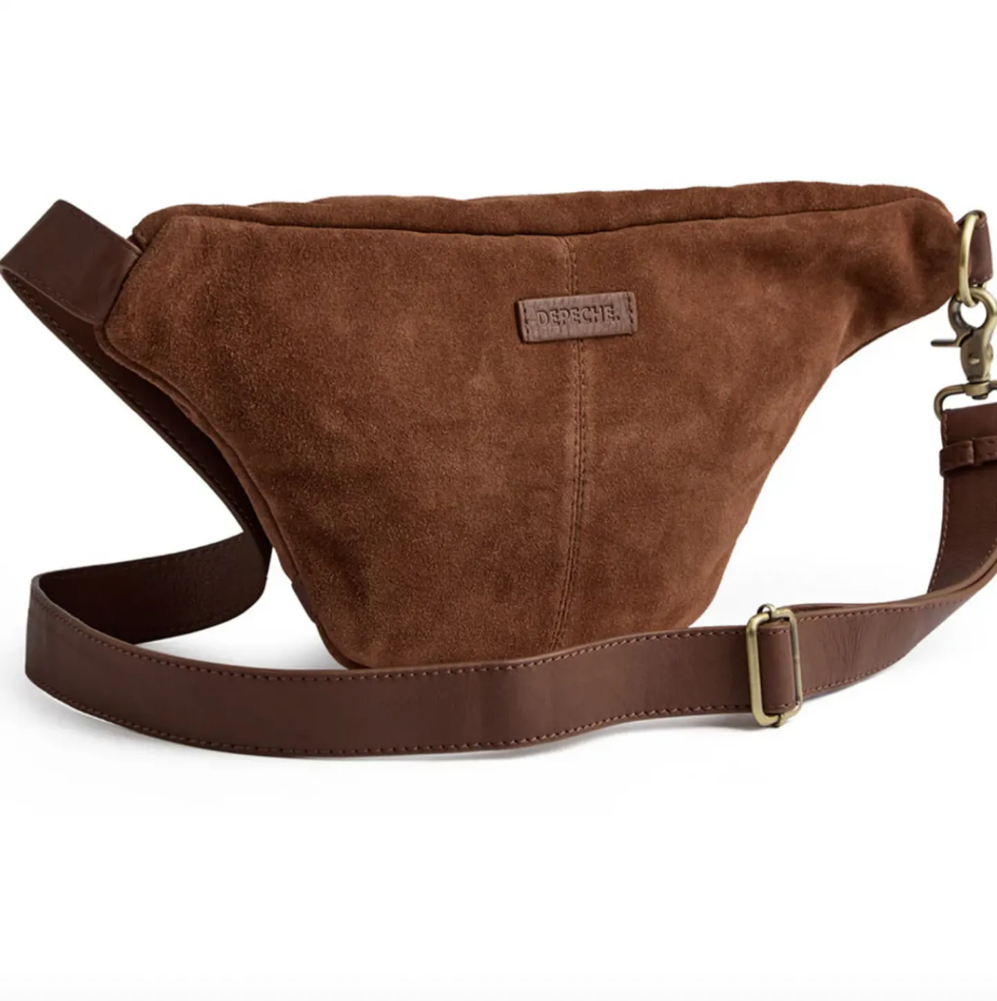 VIAMAJA Smuk ruskindsbumbag - Cognac