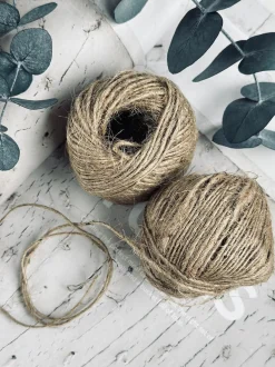 VIAMAJA Snor til dekoration , 2 stk brun jute Sale