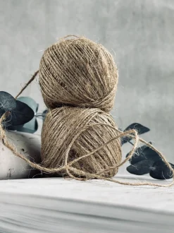 VIAMAJA Snor til dekoration , 2 stk brun jute Sale
