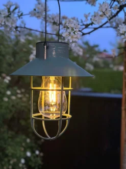 VIAMAJA Solar lampe med ophæng - Grøn / guld New