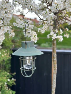 VIAMAJA Solar lampe med ophæng - Grøn / guld New