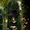VIAMAJA Solar lampe med ophæng - Sort Outlet