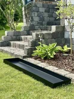 VIAMAJA Spejlbassin Rectangle - Black Clearance