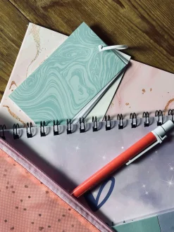 VIAMAJA Sæt med notesbøger og taske - Pastel Hot