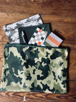 VIAMAJA Sæt med notesbøger og taske - Army Outlet