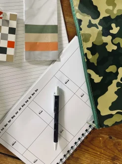 VIAMAJA Sæt med notesbøger og taske - Army Outlet
