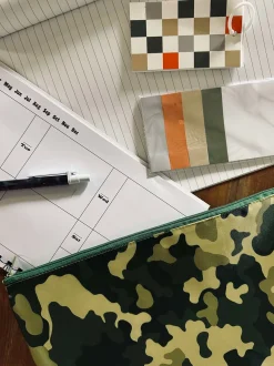 VIAMAJA Sæt med notesbøger og taske - Army Outlet