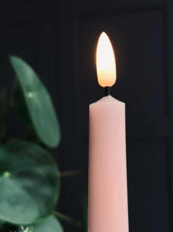 VIAMAJA Stagelys / Sæt med 2 stk og fjernbetjening – Rosa 24 cm Hot