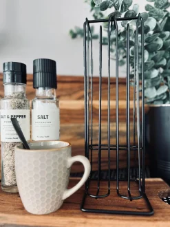 VIAMAJA Stativ til kaffekapsler - Sort metal Sale