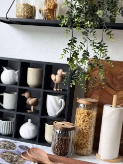 VIAMAJA Stående Fugl - Amber Brun Discount