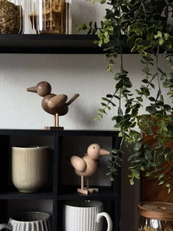 VIAMAJA Stående Fugl - Amber Brun Discount
