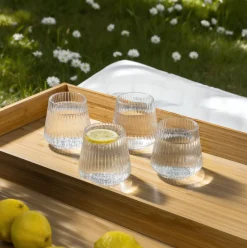 VIAMAJA Stilrene plastikglas til hverdag og fest - 4 stk New