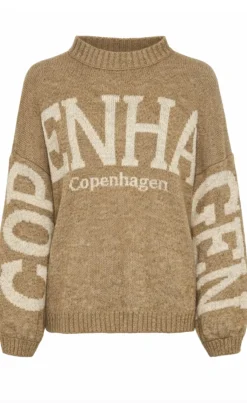 VIAMAJA Strik Aria Copenhagen - Fango / beige Best