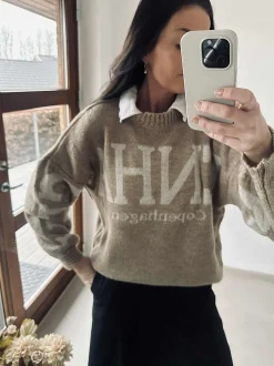 VIAMAJA Strik Aria Copenhagen - Fango / beige Best