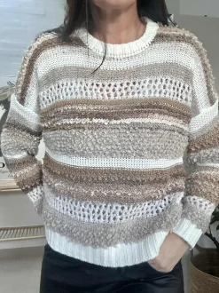 VIAMAJA Strik Bianco - Camello Hot