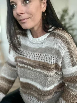 VIAMAJA Strik Bianco - Camello Hot