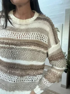 VIAMAJA Strik Bianco - Camello Hot
