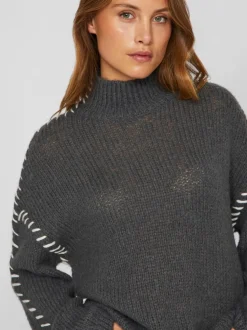 VIAMAJA Strik Pullover Grey Sale