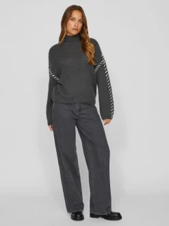 VIAMAJA Strik Pullover Grey Sale