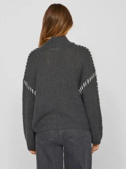 VIAMAJA Strik Pullover Grey Sale