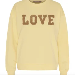 VIAMAJA Sweatshirt Jessa - Giallo/Fango Online