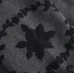 VIAMAJA Sweatshirt med broderi - Grey oversize