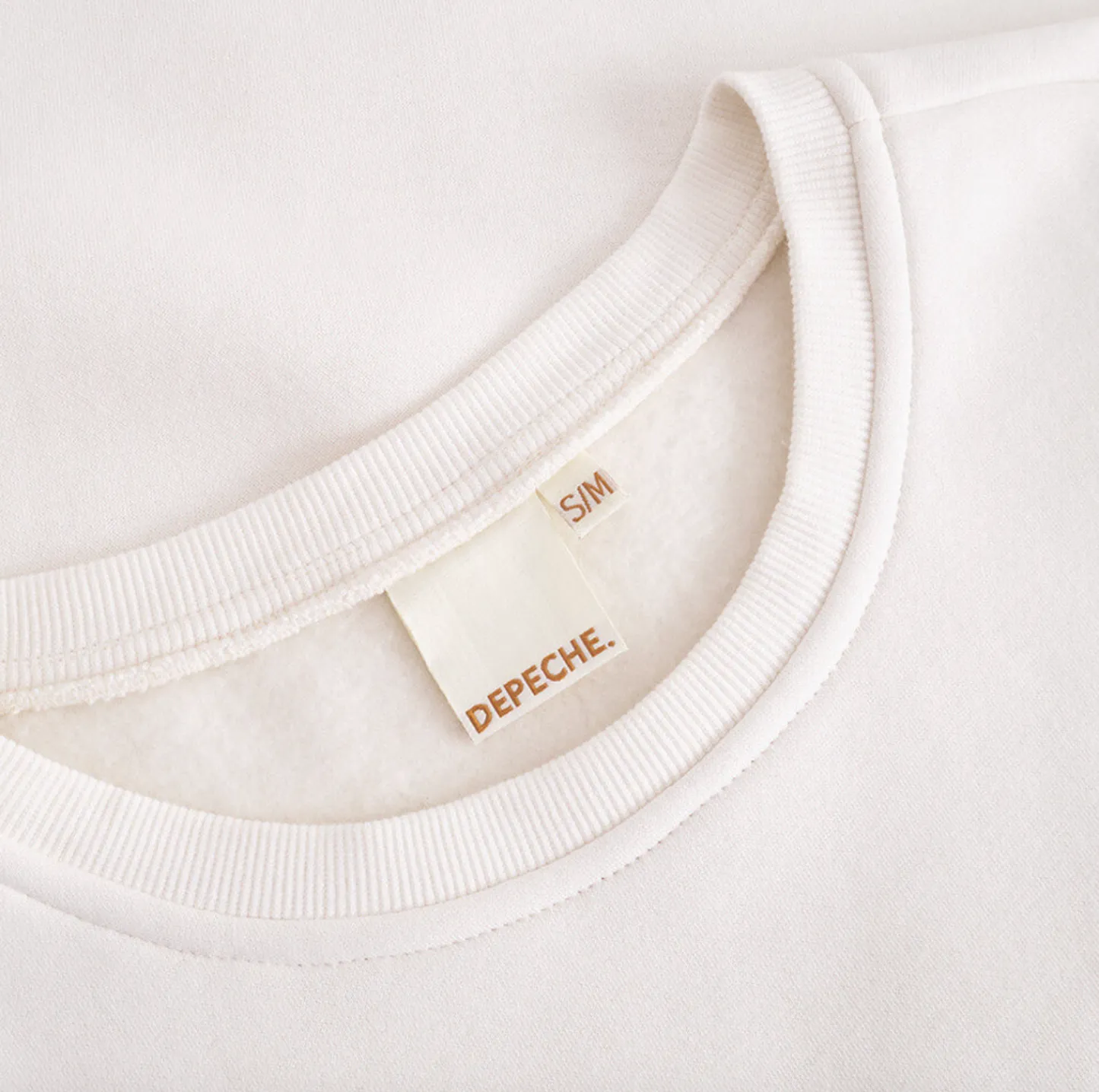 VIAMAJA Sweatshirt med broderi - White oversize Outlet