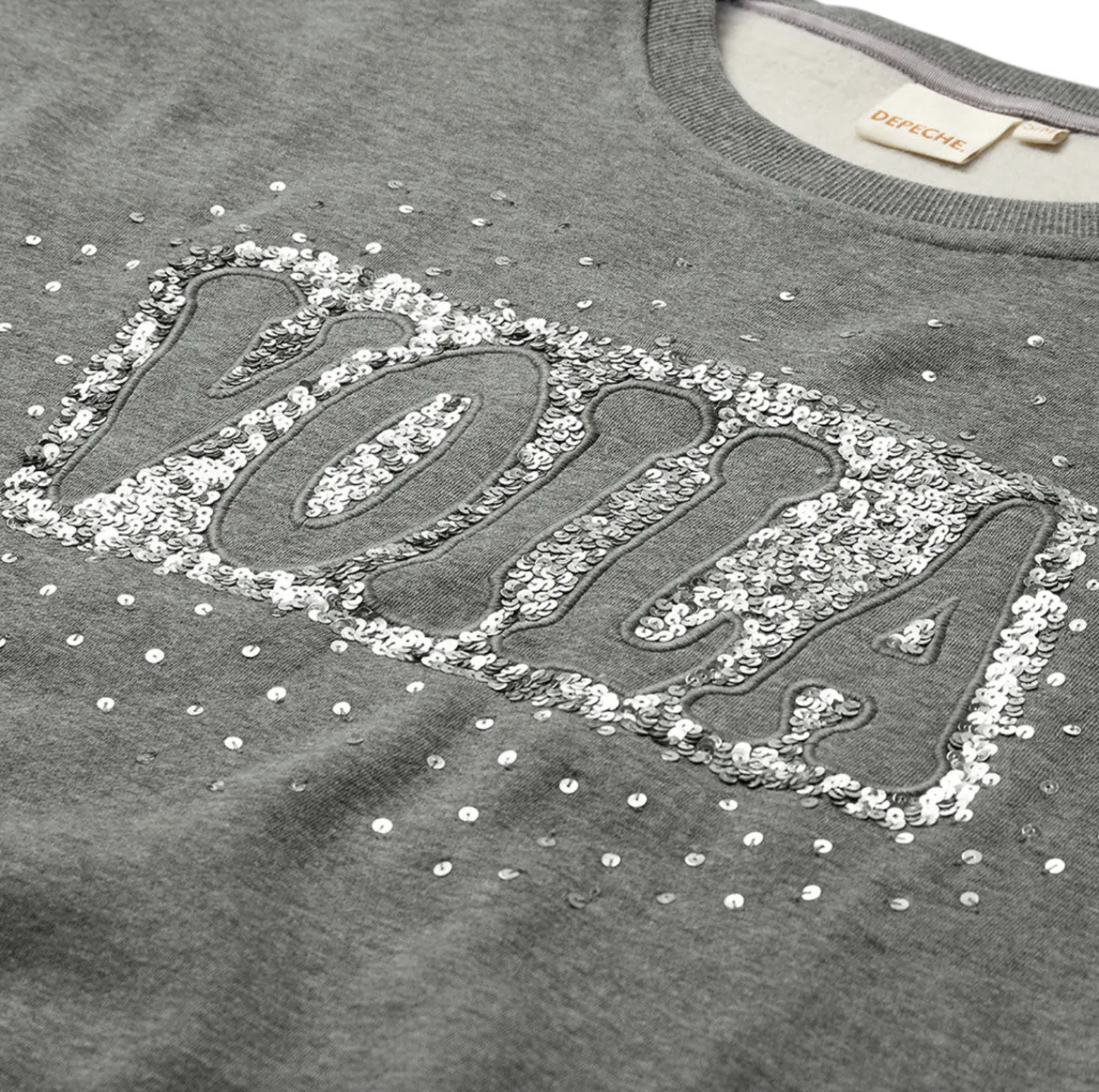 VIAMAJA Sweatshirt Oversize - Grey Melange Sale