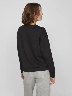 VIAMAJA Sweatshirt Sandy Black Clearance
