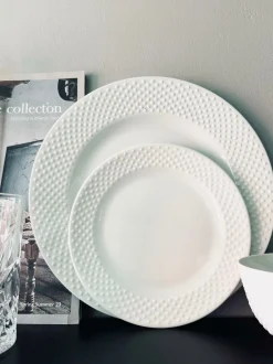 VIAMAJA Tallerken 20 cm – White Melamin Clearance
