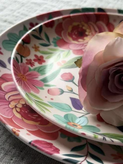 VIAMAJA Tallerken flower melamin