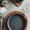 VIAMAJA Tallerken Norma 24cm - Stone grey 2 stk. Clearance