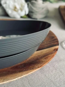 VIAMAJA Tallerken Norma 20cm - Stone grey 2stk. Discount