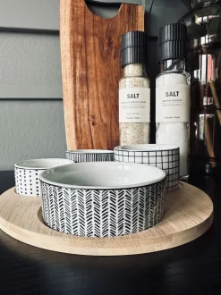 VIAMAJA Tapas bakke - Rund - m. 4 skåle Best