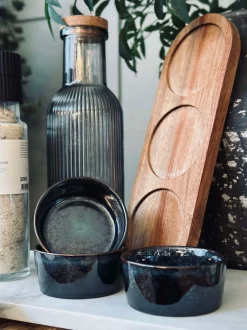 VIAMAJA Tapas sæt med 3 skåle og fad - Stone mix Discount
