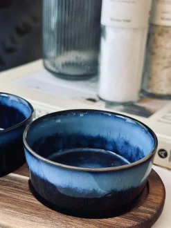 VIAMAJA Tapas sæt med 3 skåle og fad - Blue mix Clearance