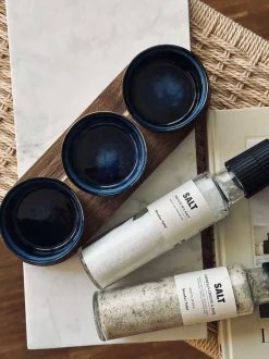 VIAMAJA Tapas sæt med 3 skåle og fad - Blue mix Clearance