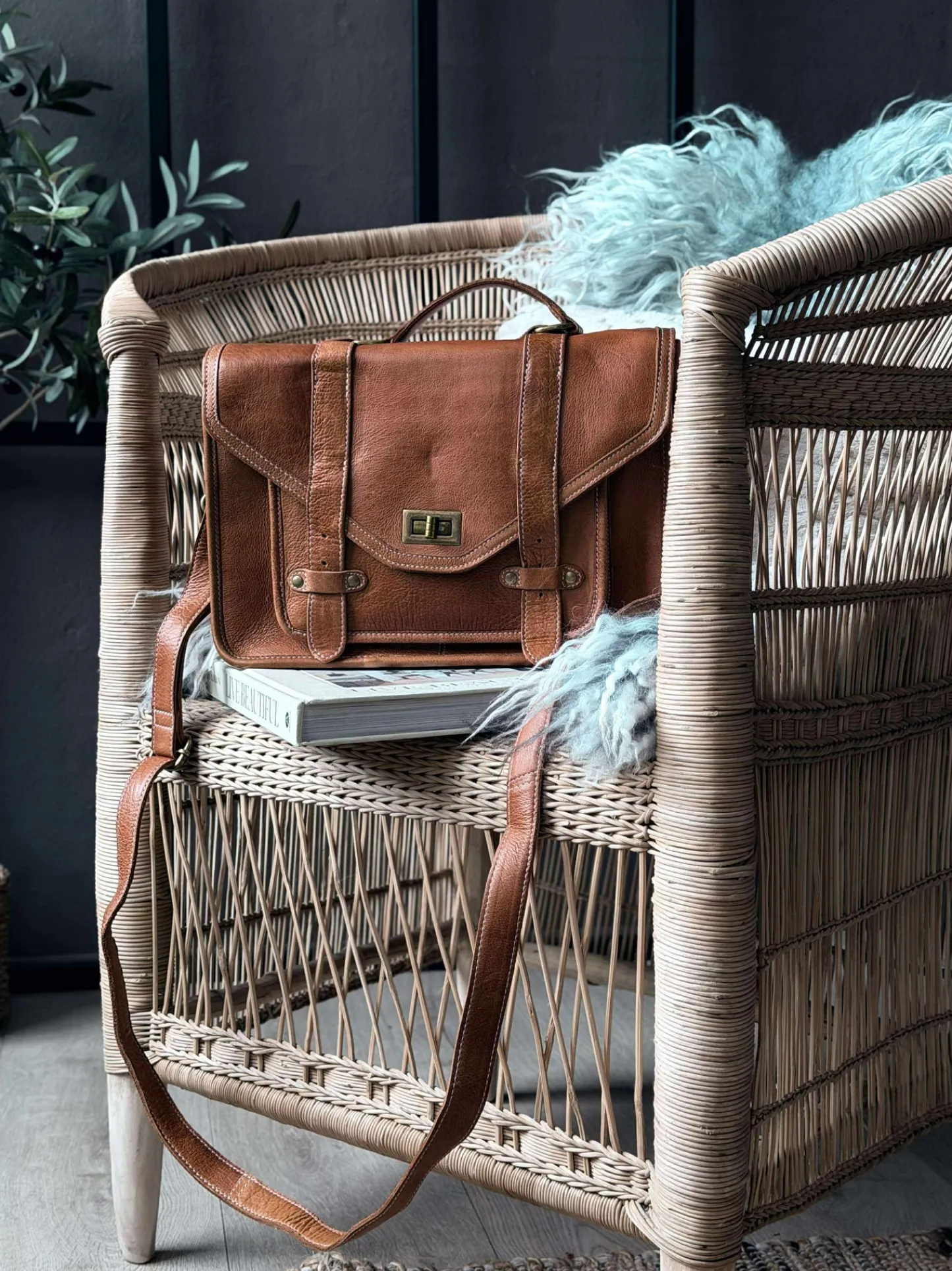 VIAMAJA Taske Hallie – Cognac Online