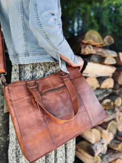 VIAMAJA Taske MARY - Walnut Sale