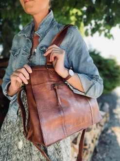 VIAMAJA Taske MARY - Walnut Sale
