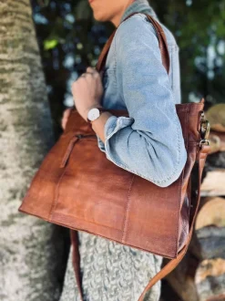 VIAMAJA Taske MARY - Walnut Sale