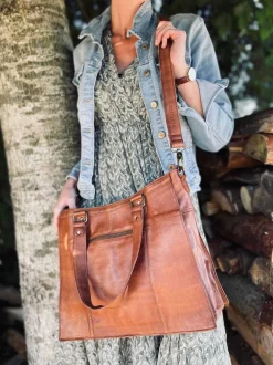 VIAMAJA Taske MARY - Walnut Sale