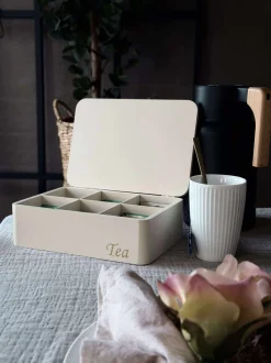 VIAMAJA TEA kasse - Creme eller Rosa