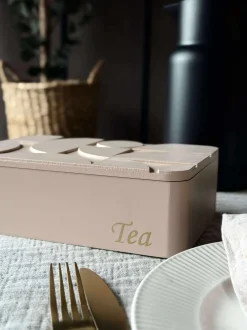 VIAMAJA TEA kasse - Creme eller Rosa